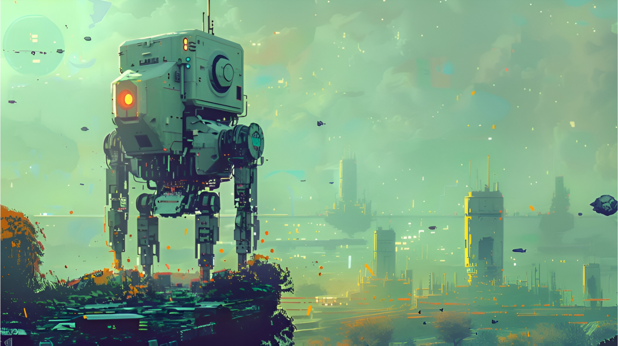 design 2 robot in metaverse, UK's First AI Creative Agency, pandragon limited