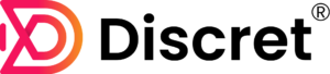discret black logo