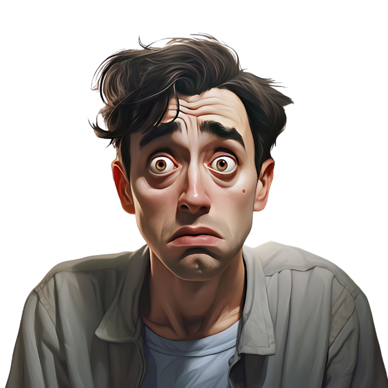 man worried